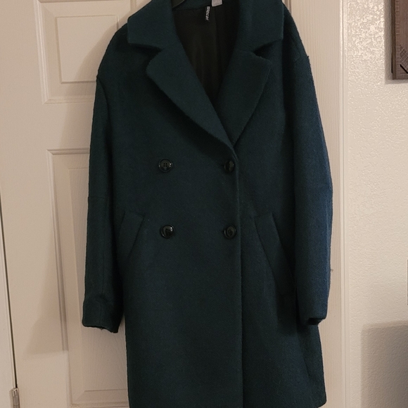 forest green peacoat